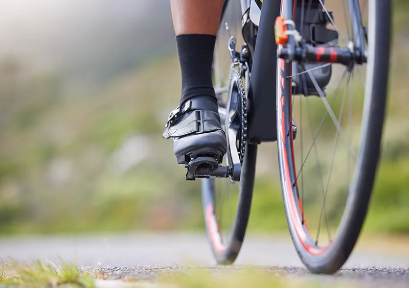 Cycling Specific Orthotics improve comfort, reduce pain, and reduce unwanted movements and energy loss